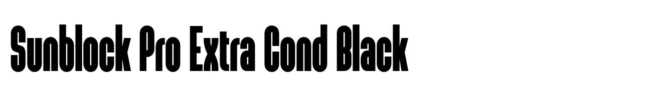 Sunblock Pro Extra Cond Black